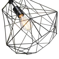 Industriële hanglamp zwart- Framework Basic