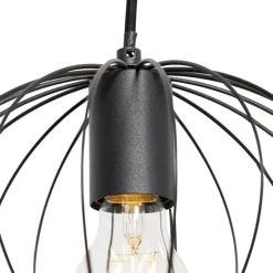 Industriële hanglamp zwart 3-lichts - Margarita