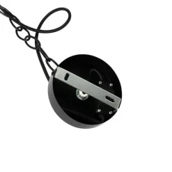 Industriële hanglamp zwart met glas - Cabin