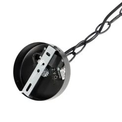 Industriële hanglamp zwart met glas - Cabin