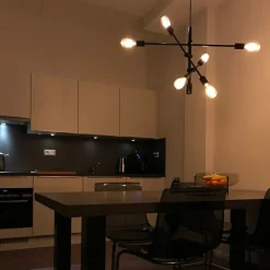 Industriële hanglamp zwart 6-lichts - Sydney