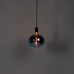 Industriële hanglamp zwart incl. LED G220 dimbaar - Facil