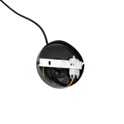 Industriële hanglamp zwart en goud 78 cm 6-lichts - Sydney