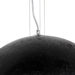 Industriële hanglamp zwart met goud 50 cm - Magna