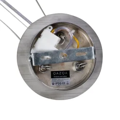 Industriële hanglamp zwart met goud 50 cm - Magna