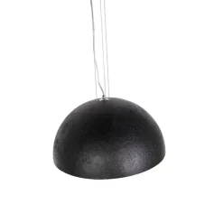 Industriële hanglamp zwart met goud 50 cm - Magna
