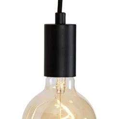 Industriële hanglamp zwart 3-lichts - Facil