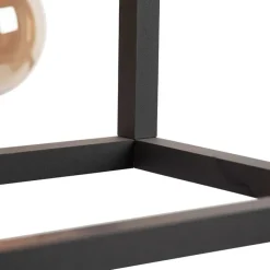 Industriële hanglamp zwart 4-lichts - Big Cage