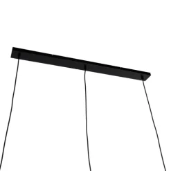 Industriële hanglamp zwart 110 cm 3-lichts - Bliss Mesh
