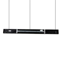 Industriële hanglamp zwart 110 cm 3-lichts - Bliss Mesh