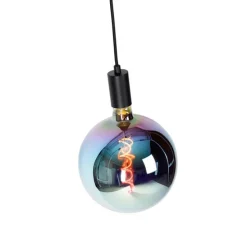 Industriële hanglamp zwart incl. LED G200 dimbaar - Facil