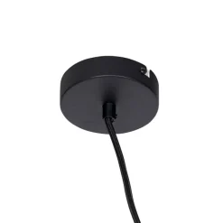 Industriële hanglamp zwart met rek 4-lichts GU10 - Cage Rack