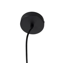 Industriële hanglamp zwart met gaas 4-lichts - Cage Rack