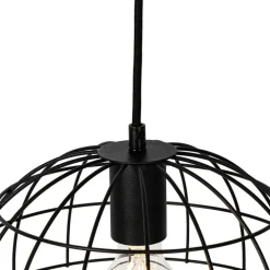 Industriële hanglamp zwart 3-lichts - Hanze