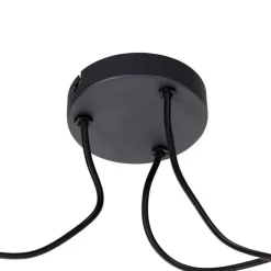 Industriële hanglamp zwart 3-lichts - Cava