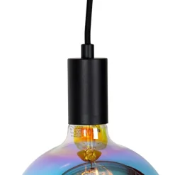 Industriële hanglamp zwart incl. LED G170 dimbaar - Facil