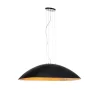 Industriële hanglamp zwart met goud 115 cm - Magna
