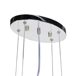 Industriële hanglamp zwart met goud 115 cm - Magna