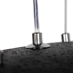 Industriële hanglamp zwart met goud 115 cm - Magna