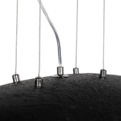 Industriële hanglamp zwart met goud 115 cm - Magna