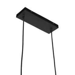 Industriële hanglamp zwart 3-lichts - Carcass