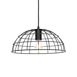 Industriële hanglamp zwart 2-lichts - Hanze