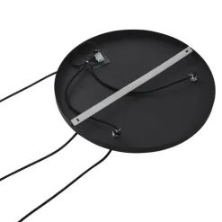 Industriële hanglamp zwart met mesh 3-lichts - Carcass