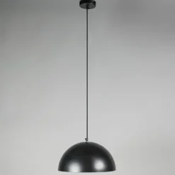 Industriële hanglamp zwart met goud 35 cm - Magna Eco