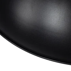 Industriële hanglamp zwart met goud 2-lichts - Magnax