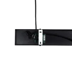 Industriële hanglamp zwart met goud 2-lichts - Magnax