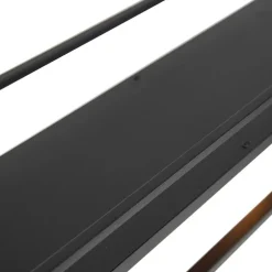 Industriële hanglamp zwart met 4-lichts rek - Cage Rack