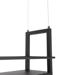 Industriële hanglamp zwart met 4-lichts rek - Cage Rack