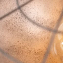 Industriële plafondlamp antiek zilver 32 cm - Course