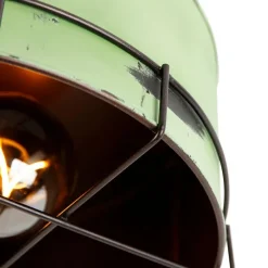 Industriële plafondlamp groen 35 cm - Barril