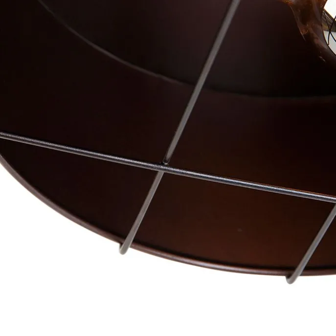 Industriële plafondlamp groen 35 cm - Barril