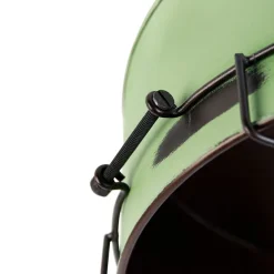 Industriële plafondlamp groen 35 cm - Barril