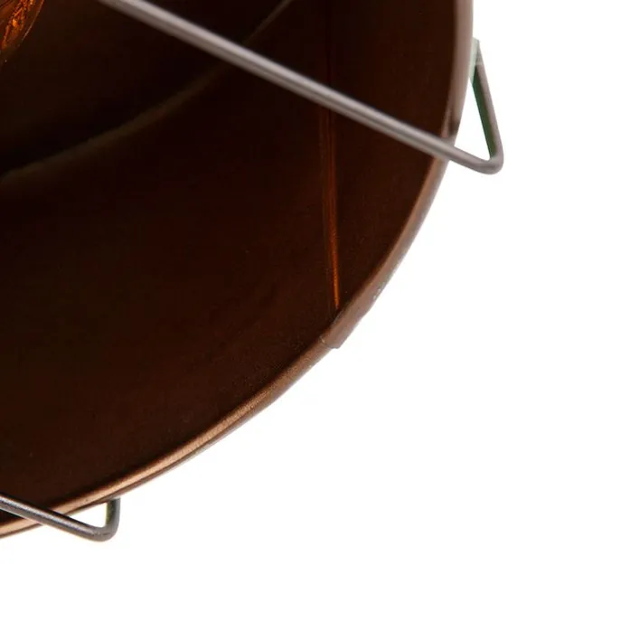 Industriële plafondlamp groen 35 cm - Barril