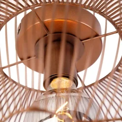 Industriële plafondlamp koper 40 cm - Finn