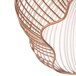 Industriële plafondlamp koper 40 cm - Finn