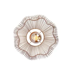 Industriële plafondlamp koper 40 cm - Finn