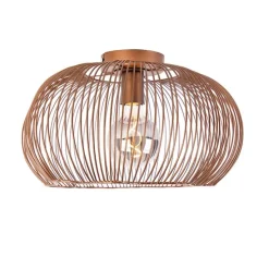Industriële plafondlamp koper 40 cm - Finn