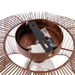 Industriële plafondlamp koper 40 cm - Finn