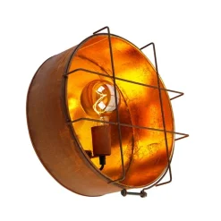 Industriële plafondlamp roestbruin 35 cm - Barril