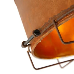 Industriële plafondlamp roestbruin 35 cm - Barril