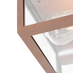 Industriële plafondlamp roestbruin IP442-lichts - Charlois