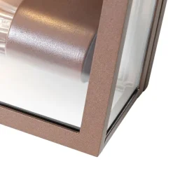 Industriële plafondlamp roestbruin IP442-lichts - Charlois