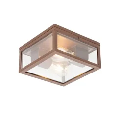 Industriële plafondlamp roestbruin IP442-lichts - Charlois