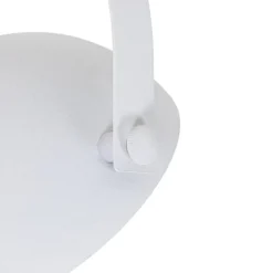 Industriële plafondlamp wit met zilver 3-lichts verstelbaar - Magnax