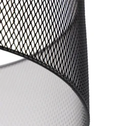 Industriële plafondlamp zwart - Drum Mesh