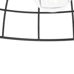 Industriële plafondlamp zwart 35 cm - Hanze